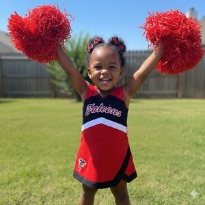 NFL TEAM APPAREL Kids - 2 Piece Cheerleader Set - Atlanta Falcons - 18M - NWT
